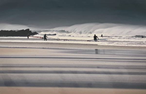 - on , Print by Alistair Common, measuring 27 x 39 cm (H x W) framed at 40 x 50 cm £55